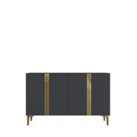 Dulăpior Hanah Home Anka 120 Anthracite Gold imaginea #5 — magazin online Desire.md