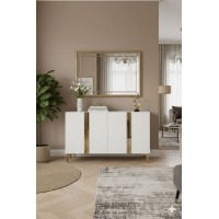 Dulăpior Hanah Home Anka 120 White Gold imaginea #3 — magazin online Desire.md