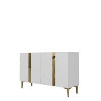 Dulăpior Hanah Home Anka 120 White Gold imaginea #4 — magazin online Desire.md
