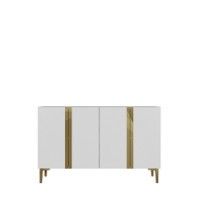 Dulăpior Hanah Home Anka 120 White Gold imaginea #5 — magazin online Desire.md