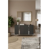 Dulăpior Hanah Home Anka 120 Anthracite Silver imaginea #3 — magazin online Desire.md