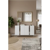 Dulăpior Hanah Home Anka 120 White Silver imaginea #3 — magazin online Desire.md