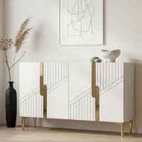 Dulăpior Hanah Home Evva 120 White Gold