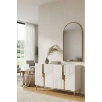 Dulăpior Hanah Home Evva 120 White Gold imaginea #3 — magazin online Desire.md