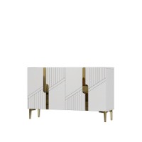 Dulăpior Hanah Home Evva 120 White Gold imaginea #4 — magazin online Desire.md