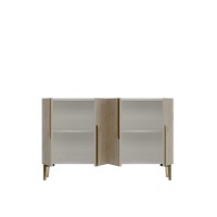 Dulăpior Hanah Home Evva 120 White Travertine Gold imaginea #5 — magazin online Desire.md