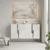 Dulăpior Hanah Home Evva 120 White Silver imaginea #2 — magazin online Desire.md