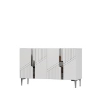 Dulăpior Hanah Home Evva 120 White Silver imaginea #3 — magazin online Desire.md