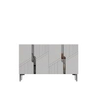 Dulăpior Hanah Home Evva 120 White Silver imaginea #4 — magazin online Desire.md