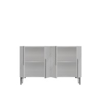 Dulăpior Hanah Home Evva 120 White Silver imaginea #5 — magazin online Desire.md