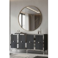 Dulăpior Hanah Home Pega 150 Anthracite Silver