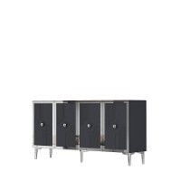 Dulăpior Hanah Home Pega 150 Anthracite Silver imaginea #5 — magazin online Desire.md