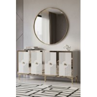 Dulăpior Hanah Home Pega 150 White Gold