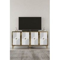 Dulăpior Hanah Home Pega 150 White Gold imaginea #4 — magazin online Desire.md