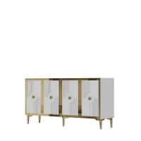 Dulăpior Hanah Home Pega 150 White Gold imaginea #5 — magazin online Desire.md