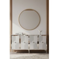 Тумба Hanah Home Pega 150 White Silver фото №2 — интернет-магазин Desire.md