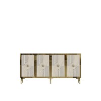 Dulăpior Hanah Home Pega 150 White Travertine Gold imaginea #6 — magazin online Desire.md