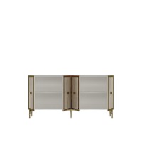 Dulăpior Hanah Home Pega 150 White Travertine Gold imaginea #7 — magazin online Desire.md