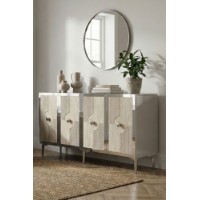Dulăpior Hanah Home Pega 150 White Travertine Silver imaginea #3 — magazin online Desire.md