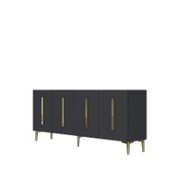 Dulăpior Hanah Home Rany 180 Anthracite Gold imaginea #4 — magazin online Desire.md