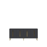 Dulăpior Hanah Home Rany 180 Anthracite Gold imaginea #5 — magazin online Desire.md