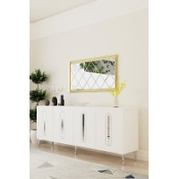 Dulăpior Hanah Home Rany 180 White Silver
