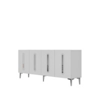 Dulăpior Hanah Home Rany 180 White Silver imaginea #4 — magazin online Desire.md