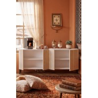 Dulăpior Hanah Home Corsa 180 White Travertine imaginea #3 — magazin online Desire.md