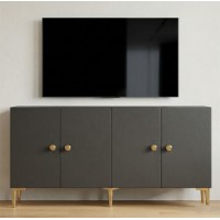 Dulăpior Hanah Home Simple 180 Anthracite imaginea #2 — magazin online Desire.md