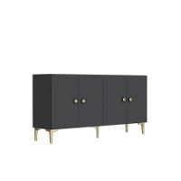 Dulăpior Hanah Home Simple 180 Anthracite imaginea #4 — magazin online Desire.md