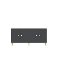 Dulăpior Hanah Home Simple 180 Anthracite imaginea #5 — magazin online Desire.md