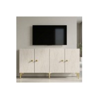 Dulăpior Hanah Home Simple 180 White Travertine imaginea #2 — magazin online Desire.md