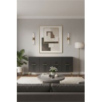 Dulăpior Hanah Home Ida 180 Anthracite Gold imaginea #2 — magazin online Desire.md