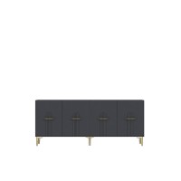 Dulăpior Hanah Home Ida 180 Anthracite Gold imaginea #5 — magazin online Desire.md