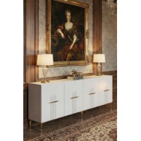 Dulăpior Hanah Home Ida 180 White Gold imaginea #2 — magazin online Desire.md