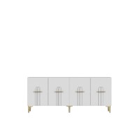 Dulăpior Hanah Home Ida 180 White Gold imaginea #5 — magazin online Desire.md