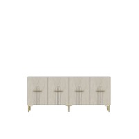 Dulăpior Hanah Home Ida 180 White Travertine Gold imaginea #3 — magazin online Desire.md