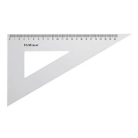 Riglă Erich Krause Clear 22cm (49567)