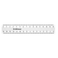 Riglă Erich Krause Classic 15cm White (53871)