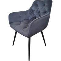 Стул AG DC2-005 Lux Velur Grey/White