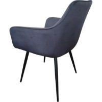 Scaun AG DC2-005 Lux Velur Grey/White imaginea #2 — magazin online Desire.md