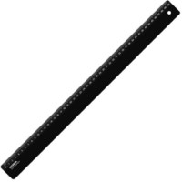 Riglă СТАММ 50cm Black (ЛН-31441)