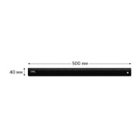 Riglă СТАММ 50cm Black (ЛН-31441) imaginea #2 — magazin online Desire.md