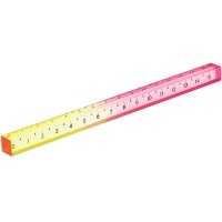 Riglă СТАММ 20cm Pink/Yellow (ЛН-31351) imaginea #2 — magazin online Desire.md