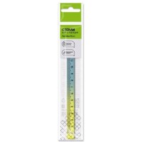 Riglă СТАММ 15cm Blue/Yellow (ЛН-31349)