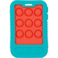 Inel gingival Nuby Phone Sensory Popper Teething Toy 3m (NV06030)