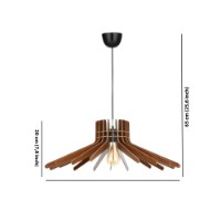 Lustră Opviq Boomerang Walnut imaginea #5 — magazin online Desire.md