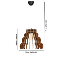 Lustră Opviq Cloudy Walnut imaginea #6 — magazin online Desire.md