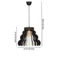 Lustră Opviq Cloudy Black imaginea #6 — magazin online Desire.md