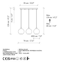 Lustră Opviq Benek 20-14345 imaginea #9 — magazin online Desire.md
